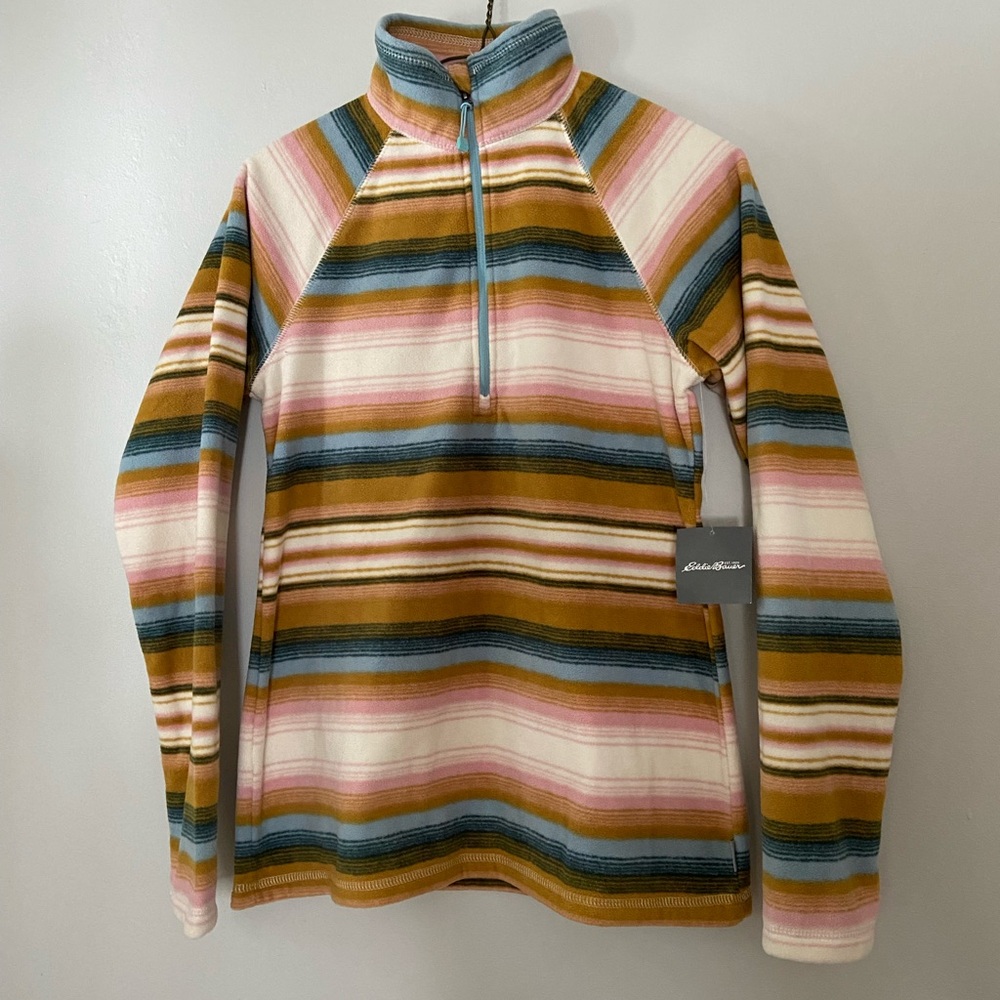Eddie Bauer Fleece Quarter Zip Sweater